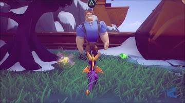 "Spyro 2: Riptos Rage (2018)" All Character Dialogue (Cloud Temple)