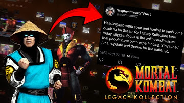 MK Legacy Kollection Digital Eclipse Announce Patch Fix For Steam Coming Today & Huge Issues & More