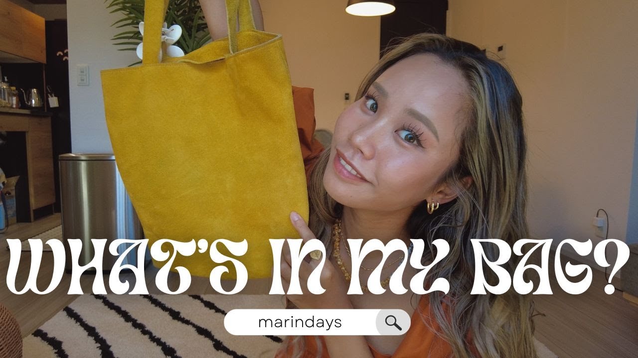 【What's in my bag】最近の私のカバンの中身とお気に入りのカバンたちを紹介します🛍️🌼marindays