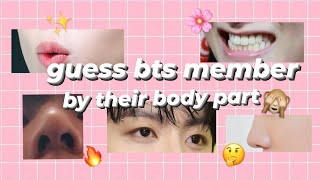 [kpop games] | GUESS BTS MEMBER BY THEIR BODY PART (BTS GAMES) screenshot 4