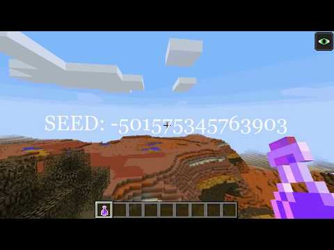 Minecraft 1.12.2 Seed 045: Spawn at mesa + village and desert temple