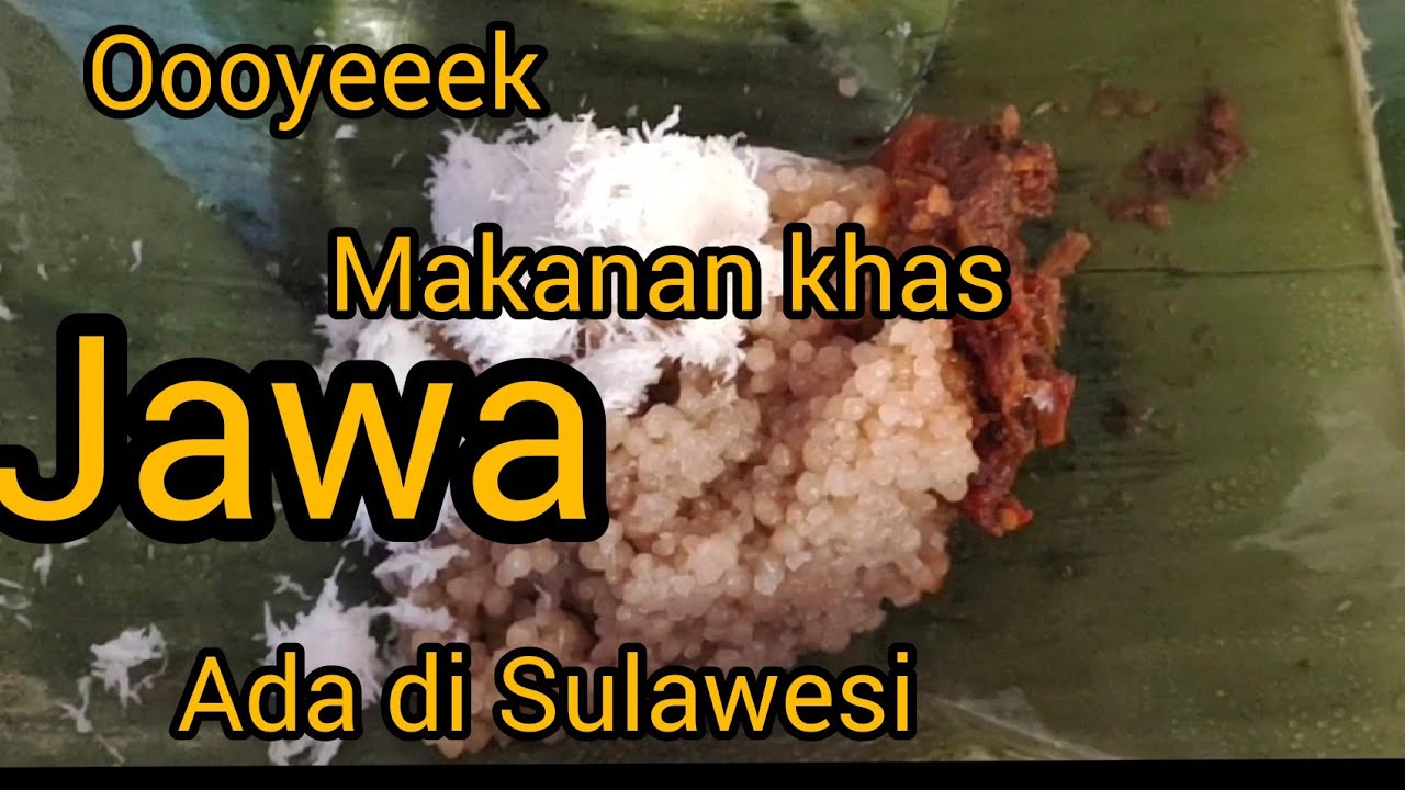 makanan khas jawa//oyek//ada di lamasi luwu sulawesi selatan. 