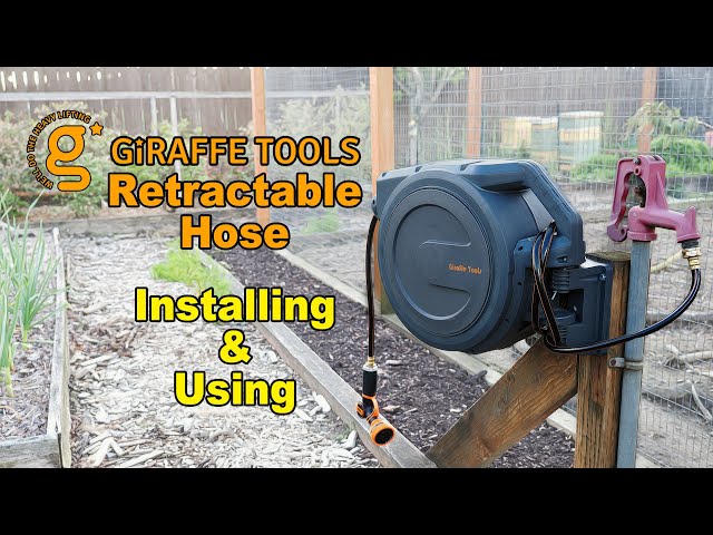Using and Installing Giraffe Tools Retractable Hose 