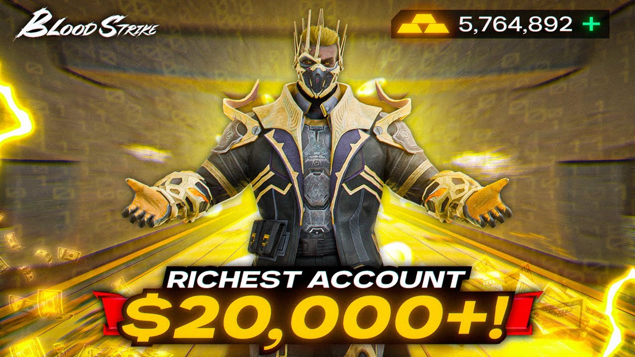ПОЛНЫЙ ТУР ПО САМОМУ БОГАТОМУ АККАУНТУ на Blood Strike
