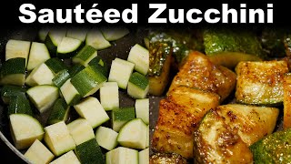 How To Cook: Sautéed Zucchini on the Stove | in a pan screenshot 3