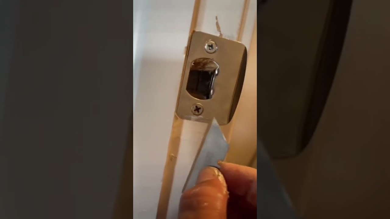 How To Repair Door That Won’t Latch.  #handyman #doorlatch #adjustment #diy #howto