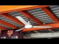 56" KDK Model M56LG Industrial ceiling fan in a Food Area