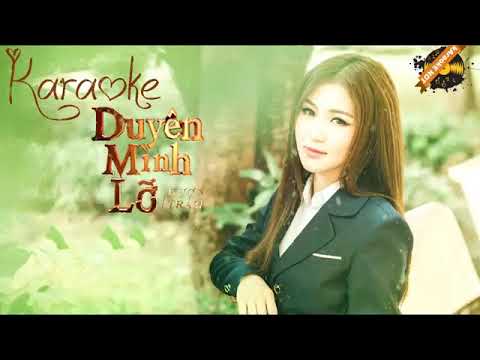 KARAOKE | DUYÊN MÌNH LỠ | HƯƠNG TRÀM