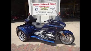 SOLD!!!!!!!!!!!!!!!!          #834-2018 Honda DCT gold wing with CSC trike kit