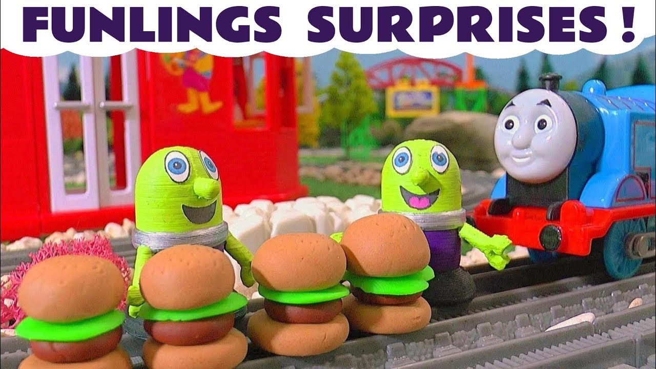 The Funlings The Funlings McDonalds Stories with Toy Trains - YouTube