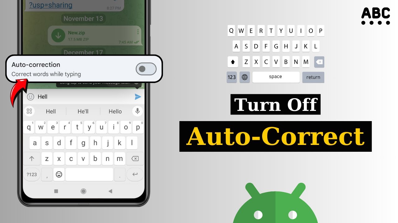How To Turn Off Autocorrect on Android (2025) - YouTube