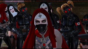 { REALRTCW 4.0 EVEN MORE ENEMIES: ELITE GUARD } Return to Castle Wolfenstein { LEATHER WOMEN } 4/6