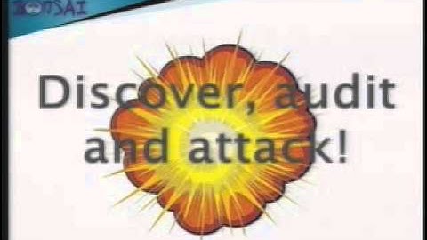 An introduction to the w3af framework