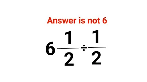 6(1/2)÷1/2 The answer is not 6. Many got it wrong!  Ukraine Math Test #math #percentages #ukraine