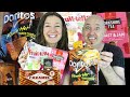 BRITISH TASTE TEST Jam Toast Tea, Fruit-ella Koalas, Flamin Hot Doritos and more