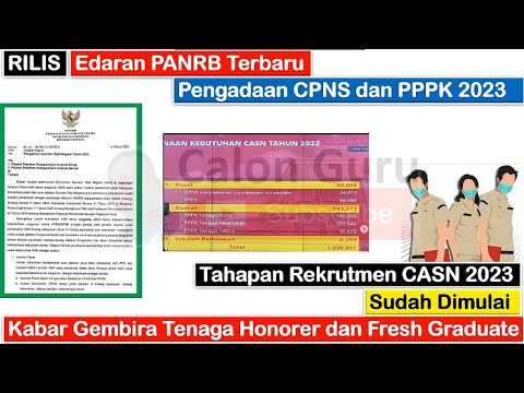 RESMI Edaran PANRB tentang Pengadaan CPNS dan PPPK 2023 sebagai Penentu Pembukaan Formasi CASN 2023