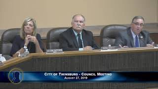 City of Twinsburg Council Meeting - August 27, 2019