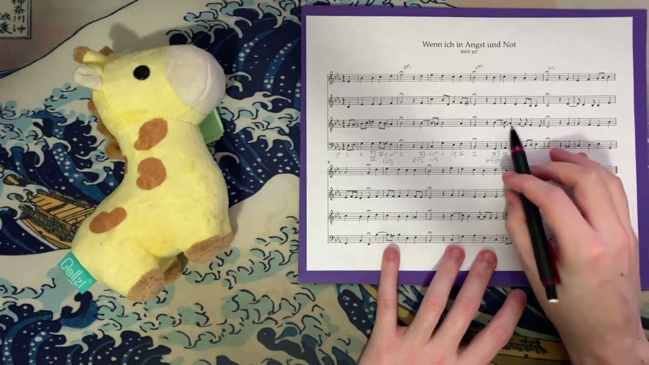 J.S. Bach, BWV 427, "Wenn ich in Angst und Not," Analysis