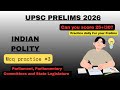 UPSC Prelims 2026 | Indian Polity Mcq Practice
