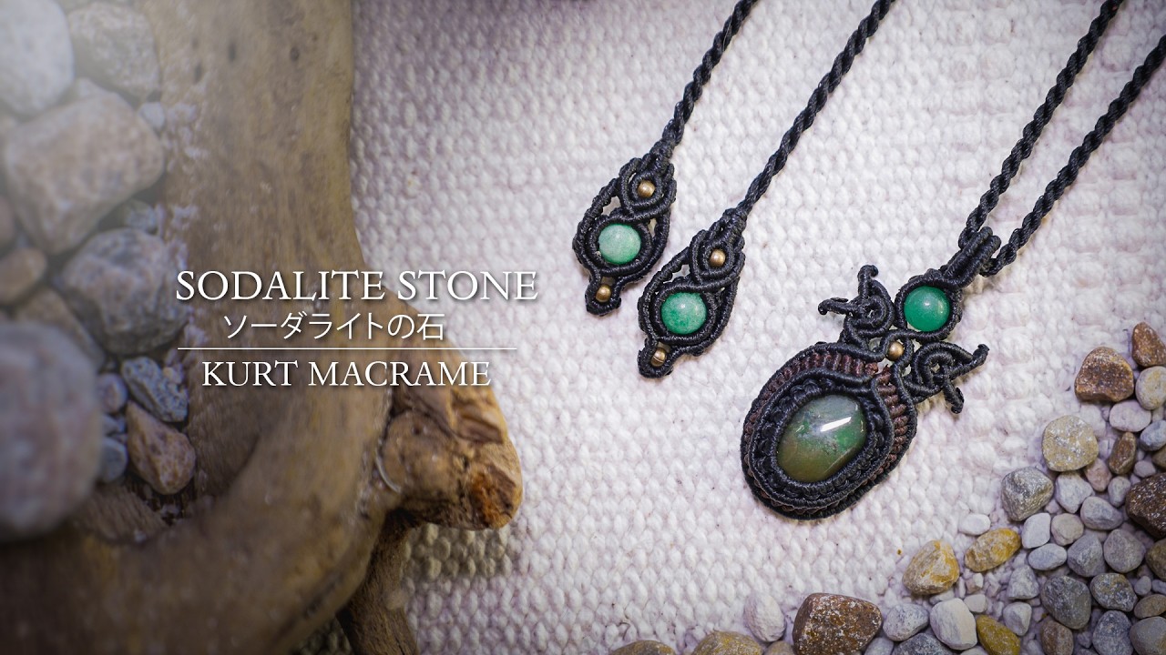 Macrame Tutorial｜ Macrame Necklace｜ Necklace tutorial ｜マクラメ