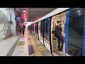 LRT Kelana Jaya Line Alstom Innovia Metro 300 TR93 arriving & departing at Sri Rampai.