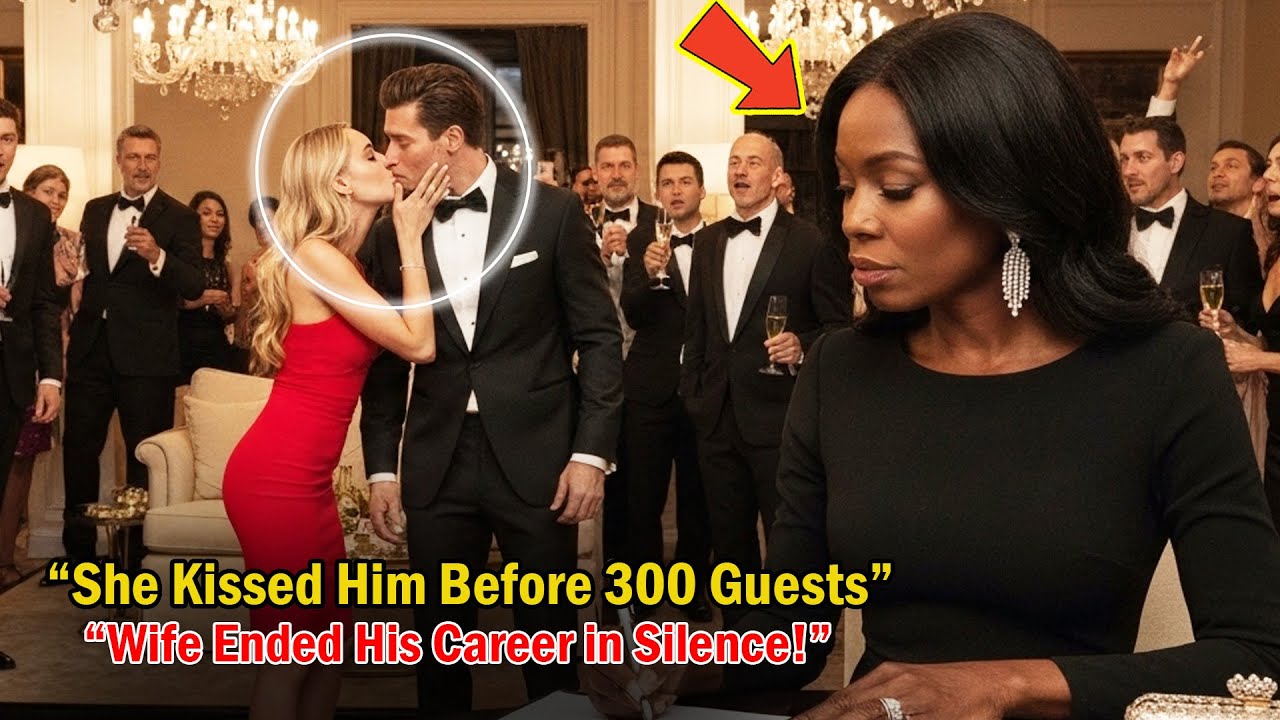 Любовница миллиардера поцеловала его на дне рождения, пока чернокожая жена подписывала контракт н...