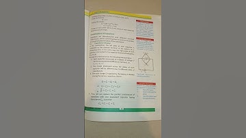 combination of capacitors | capacitors in parallel | capacitors in series | example | solution |