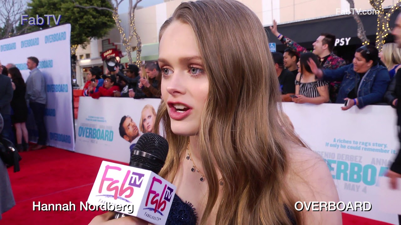 Hannah Nordberg at the  'OVERBOARD' premiere on FabTV