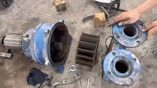 Cấu tạo bơm chân không vòng nước 1 cấp, 1 buồng bơm, MINHMOTOR, 0984601144