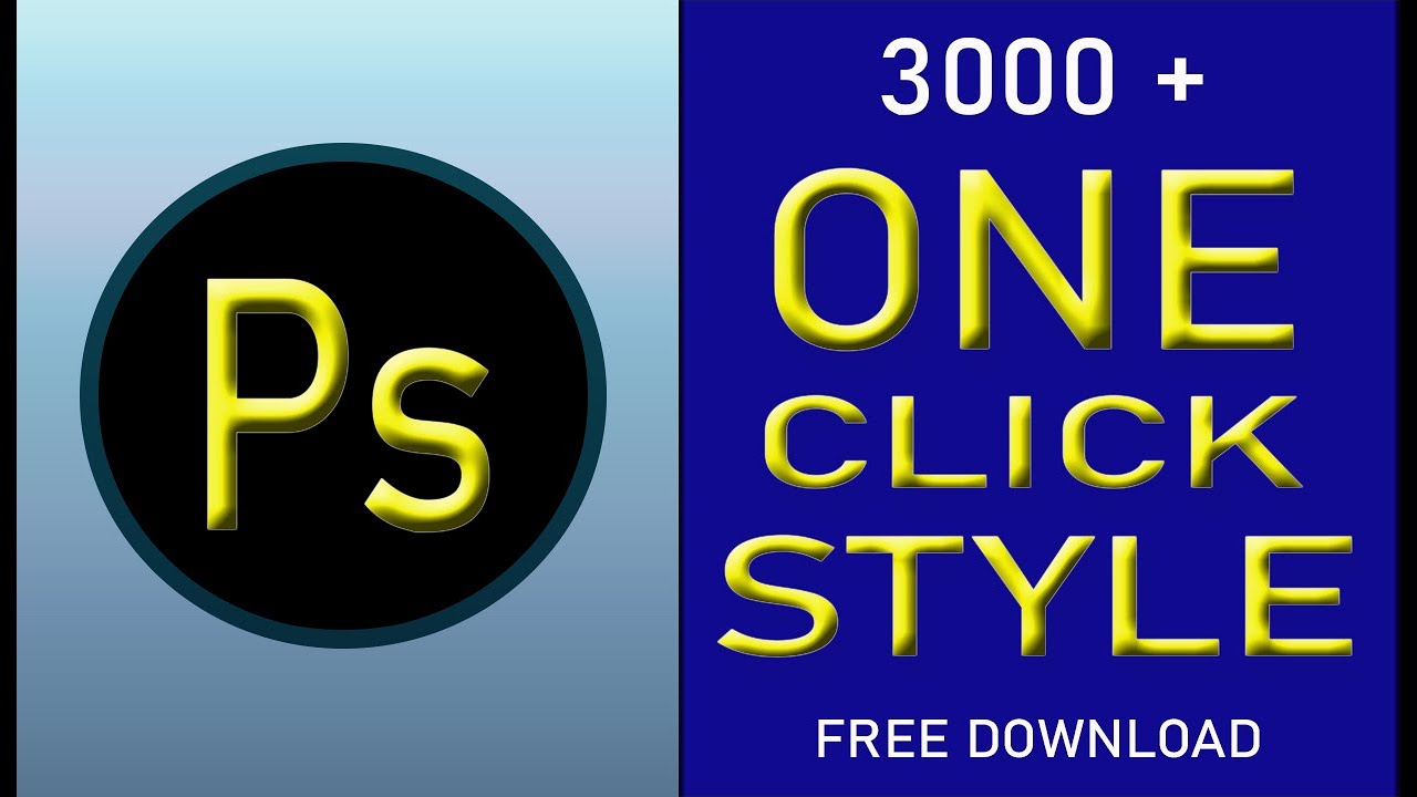 How to apply style in Photoshop Free Download