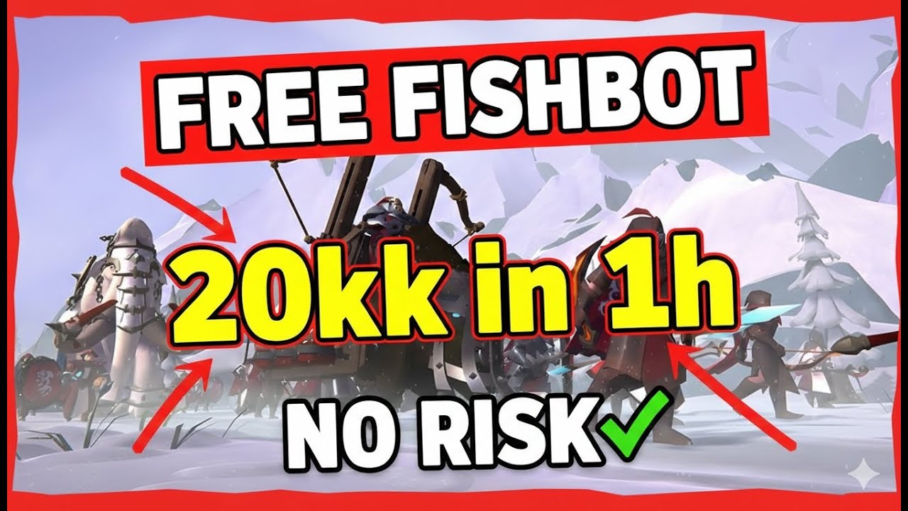 NEW FISHBOT FOR ALBION ONLINE | 20kk in 1h | NO RISK