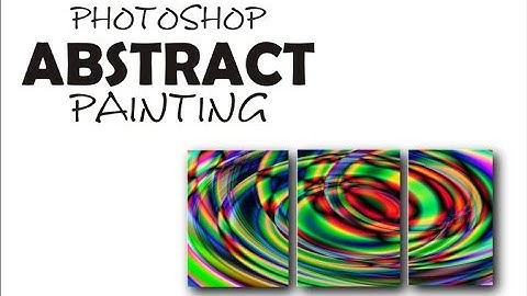 abstract painting in photoshop