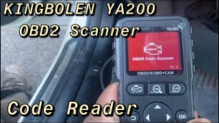 Kingbolen KINGBOLEN YA200 OBD2 Scanner, Car OBD2 Code Reader Check Engine  Light, Car Scanner OBDII Full Functions with Voltage Test OBD2 S