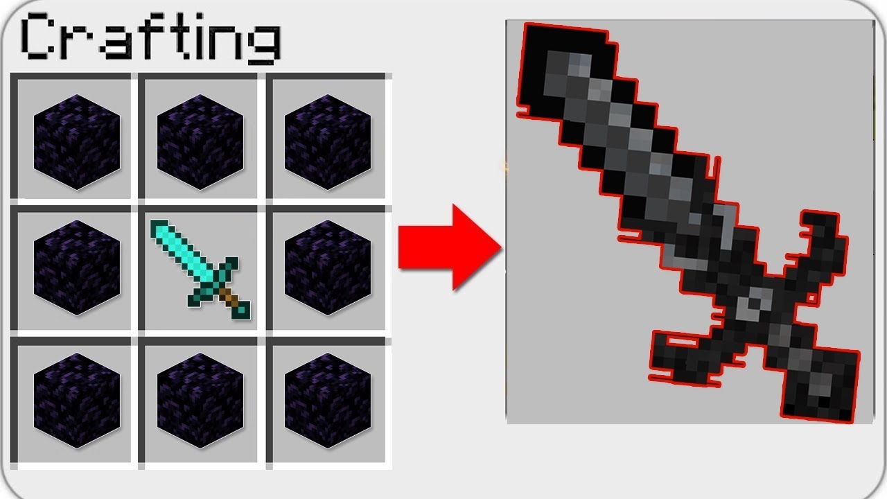 Featured image of post How To Make A Obsidian Sword In Minecraft Obsidian swords are the first kind of sword you get with the mod after diamond