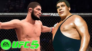 🥊 Khabib Nurmagomedov vs. Andre Giant (EA sports UFC 5) 🥊