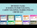 DIVERSEY TASKI  CHEMICALS /R series chemicals,carpet shampooing chemicals,Marble polishing chemicals