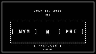 New York Mets [NYM] @ Philadelphia Phillies [PHI] | MLB Final Box Score | JULY 16, 2026