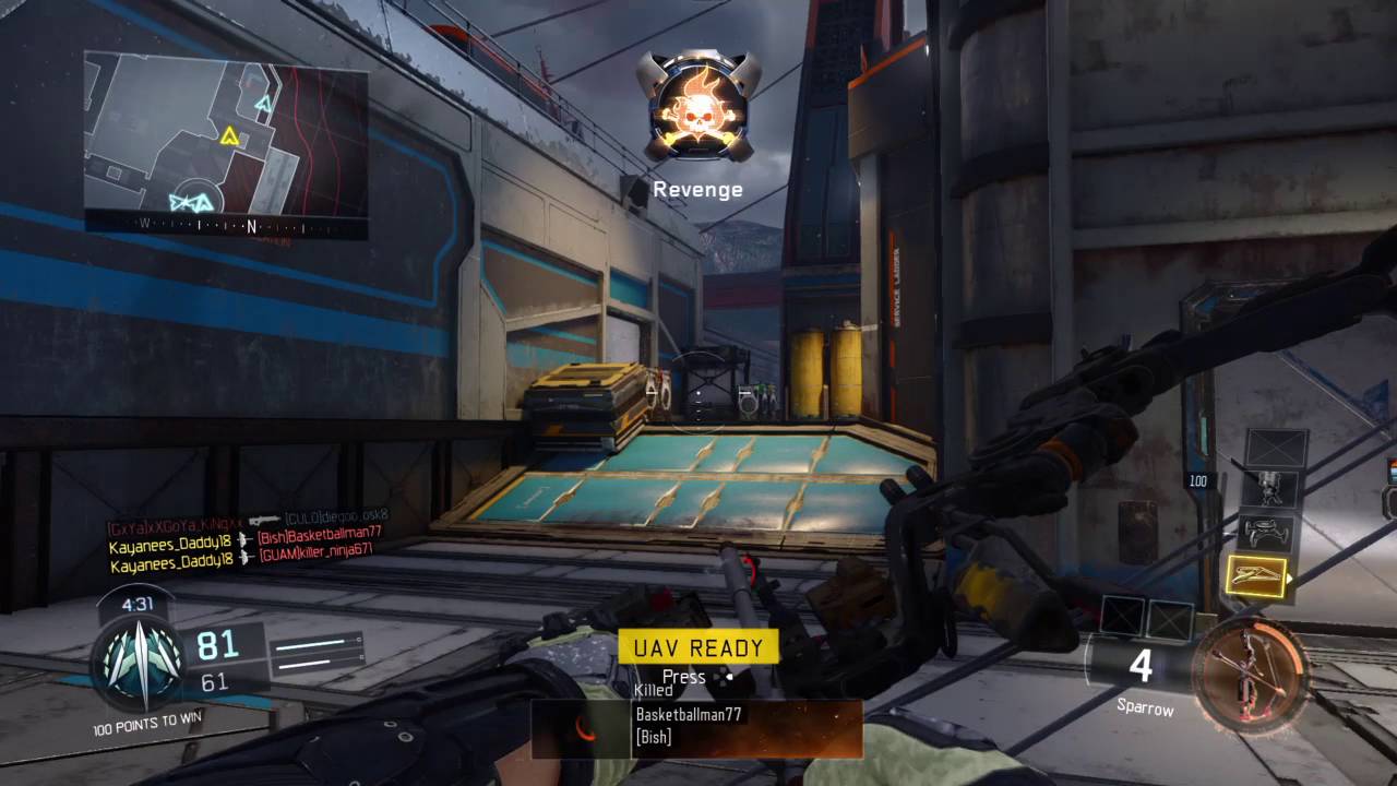 Call of Duty Black Ops 3 Crazy Fury Feed Sparrow Outrider!!!!!!!!!!