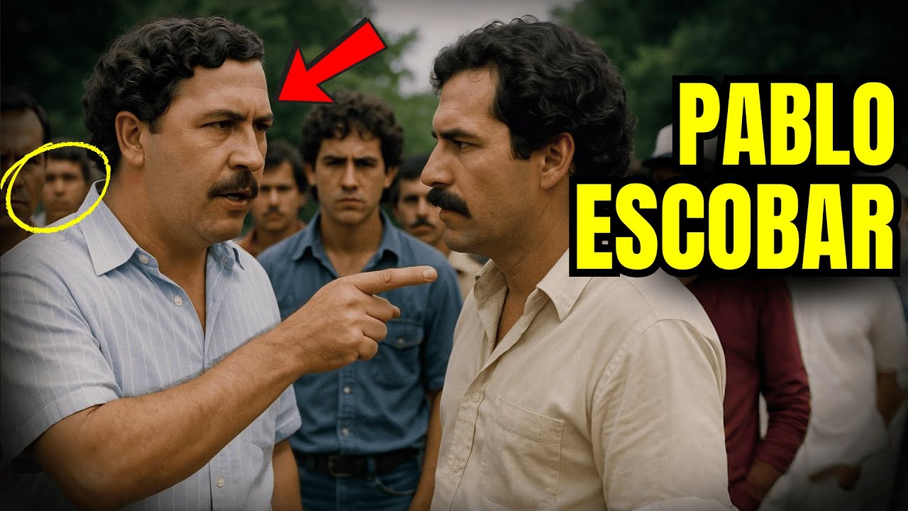 La mano derecha de PABLO ESCOBAR intenta robarle… y él lo destruye con UNA SOLA FRASE FRENTE A TODOS