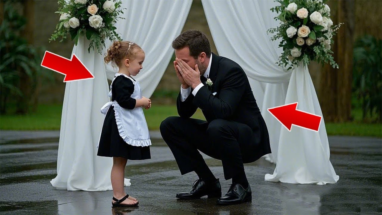 MILLIONÄR SIEHT SEINE TOCHTER BEIM TISCHPUTZEN – DOCH ES IST SEINE EIGENE HOCHZEIT!