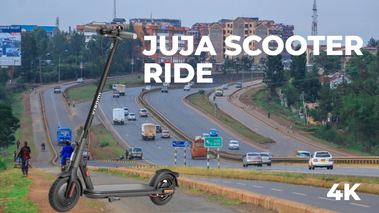 Random Scooter Ride in Juja | 4K Scenic POV