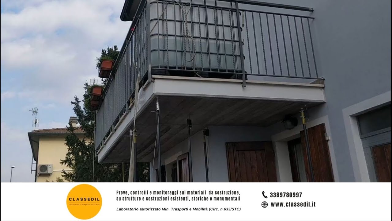 Classedil - Prova di carico - NTC 2018