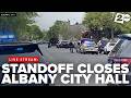 City Hall in Albany, Oregon locked down amid developing situation, standoff at the building