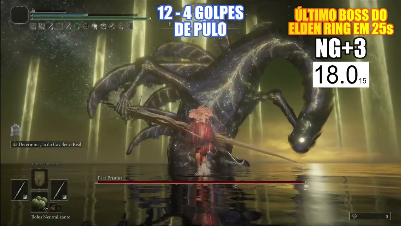 ELDEN RING - Derrotando Radagon da Ordem Áurea e Fera Prístina (Boss Final)  PS5 