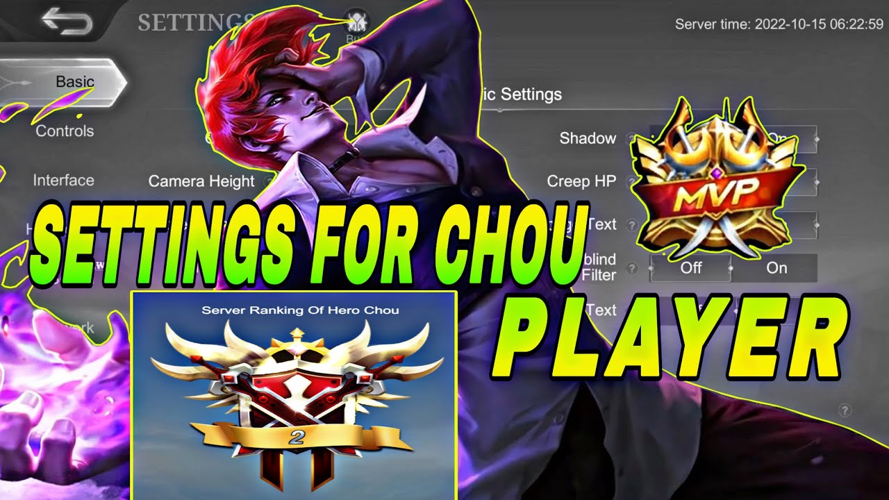 NEW SETTGE CHOU 2022 FOR FULL ONESHOT DAMAGE