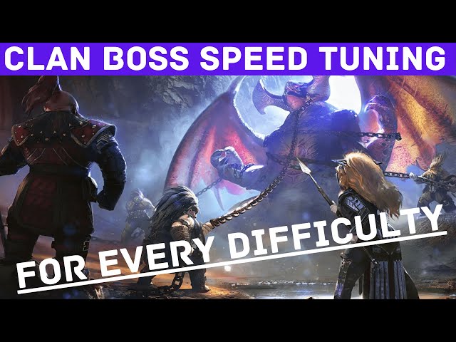 Complete Guide And List Of Clan Boss Speed Tuning I Raid Shadow Legends Youtube
