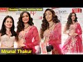 Mrunal thakur full interview on bombay times fashion week 2024 at mumbai