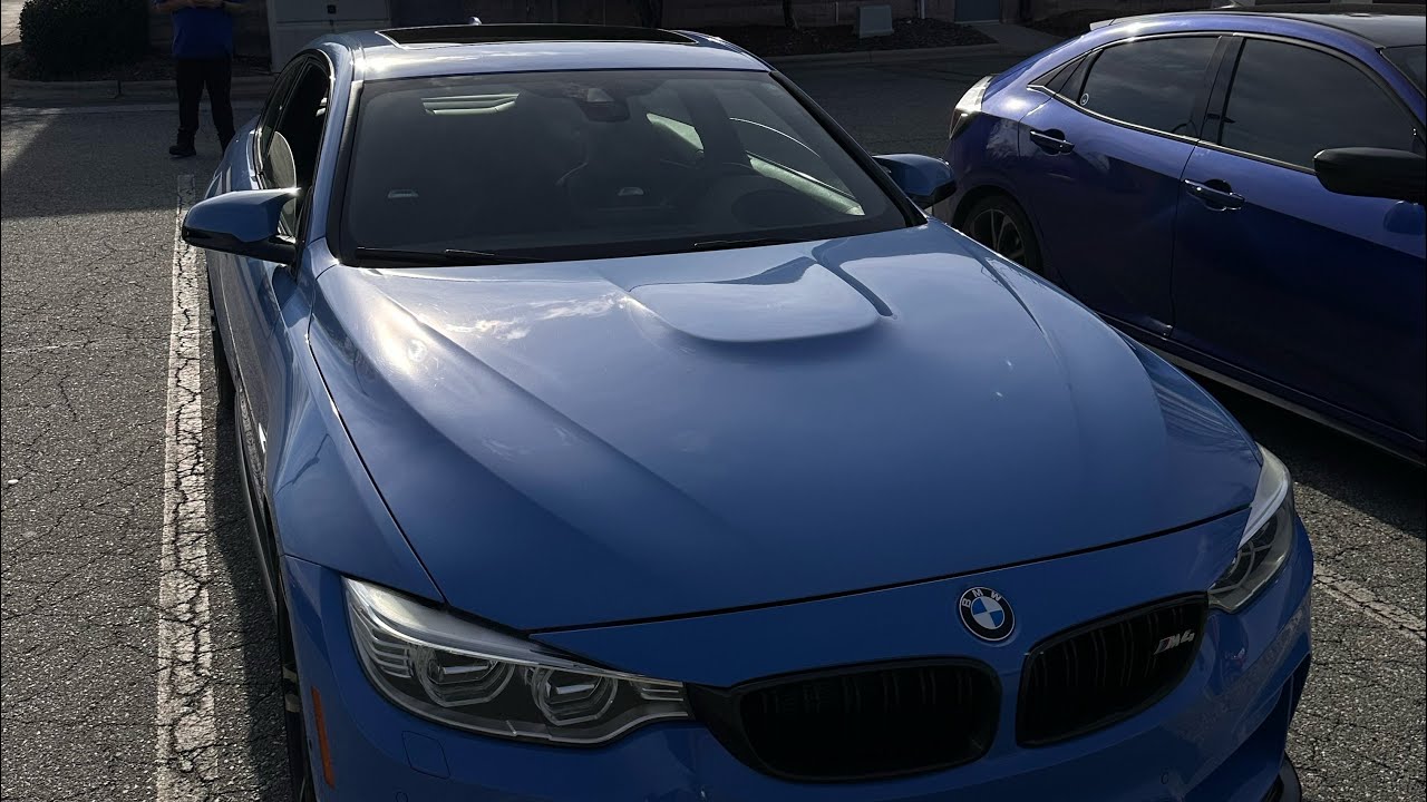 Roll racing my F82 BMW M4 (3 lane wide) - POV