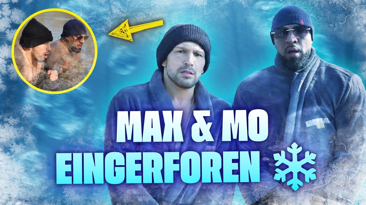 EISBADEN BEI -3 GRAD ❄️ Max & Mo kämpfen um ihren 100K YouTube Award! 🥶