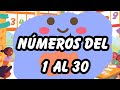 Aprende Los Números del 1 al 30 para Niños - contar hasta 30